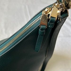 Kate Spade Deep Jade Pebbled leather bag